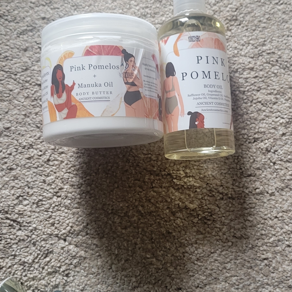 Pink Pomelo Body Butter & Oil Duo